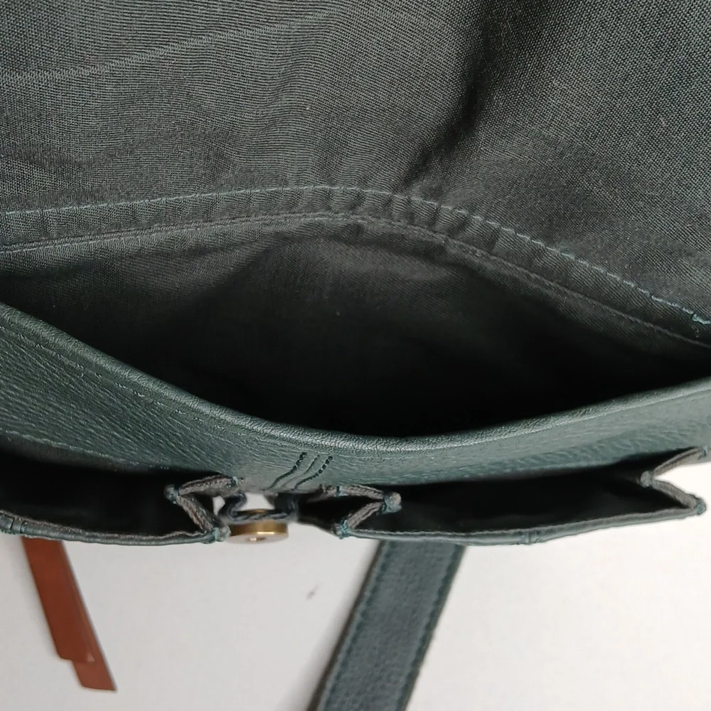 Fossil - Morgan Traveler - Forest Green Pebble Leather Crossbody Bag